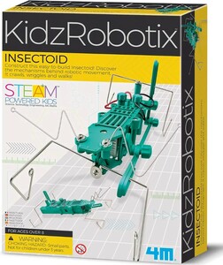 Интерактивные игрушки и роботы: STEAM-конструктор «Робот-комахоїд» 00-03367, 4M