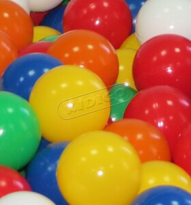 Крупногабаритные игрушки: Шарики для сухого бассейна 8 см (мягкие)