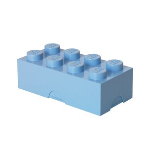 Детская посуда и приборы: Классический ланч-бокс Лего, светло-фиолетовый, 1.5л Smartlife