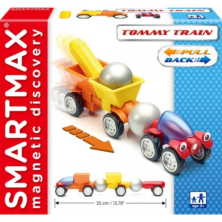 Магнітні конструктори: Smartmax - Ігровий набір для конструювання «Потяг Томмі» (SMX 209)