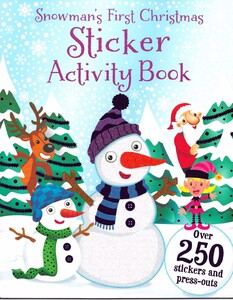 Альбомы с наклейками: Snowman's First Christmas Sticker Activity Book