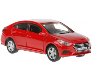 Ігри та іграшки: Автомодель інерційна Hyundai Solaris (1:32), Технопарк