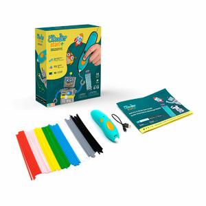 Товари для малювання: 3D-ручка 3Doodler Start Plus для дитячої творчості базовий набір - КРЕАТИВ (72 стрижня)