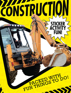 Альбомы с наклейками: Construction Sticker Activity Fun