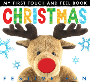 Тактильные книги: My First Touch And Feel Book: Christmas