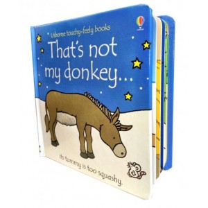 Книги про животных: That's not my Donkey (Touchy-Feely Board Books) [Usborne]