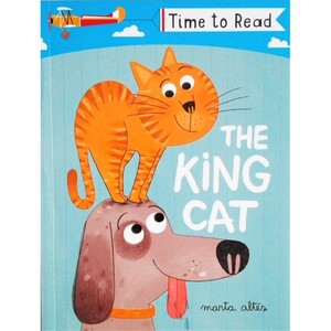 Обучение чтению, азбуке: The King Cat - Time to read