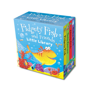Книги про животных: Fidgety Fish and Friends - Little Library