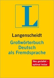 Изучение иностранных языков: Langenscheidts Grossworterbuch Deutsch Als Fremdsprache Inklusive CD-Rom: einsprachig Deutsch (97834