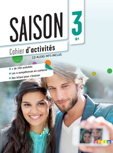 Навчальні книги: Saison Niveau 3 - Cahier + CD