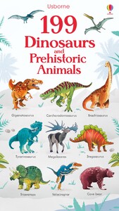 Книги про динозаврів: 199 Dinosaurs and prehistoric animals [Usborne]