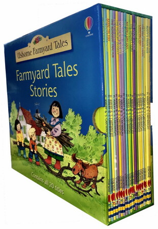 Книги для детей: Usborne Farmyard Tales Story Collection 20 Books Set Pack Classic School Reading