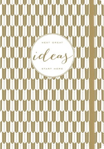Блокноты и ежедневники: Gilded Journal: Modern Gold Ideas