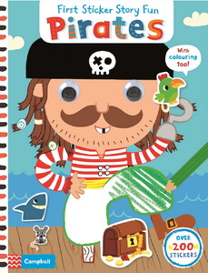 Книги для дітей: Pirates Sticker book