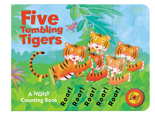 Для самых маленьких: Five Tumbling Tigers
