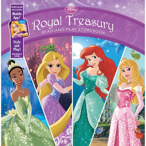 Книги для дітей: Disney Princess Royal Treasury. Read-and-Play Storybook