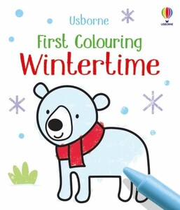Новогодние книги: First Colouring: Wintertime [Usborne]