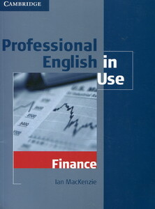 Книги для дорослих: Professional English in Use. Finance (9780521616270)