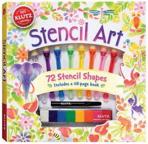 Малювання, розмальовки: Stencil Art Book (9780545561662)