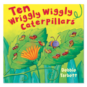 Тактильні книги: Ten Wriggly Wiggly Caterpillars