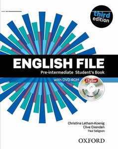 Книги для детей: English File. Pre-Intermediate. Student's Book with Itutor (9780194598651)