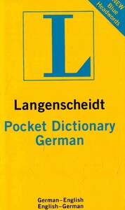 Langenscheidt Pocket Dictionary German: Deutsch-Englisch/Englisch-Deutsch