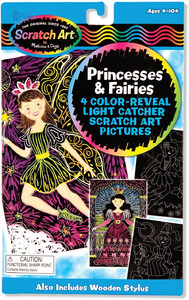 Товары для рисования: Набор гравюр «Принцессы и феи», Melissa & Doug